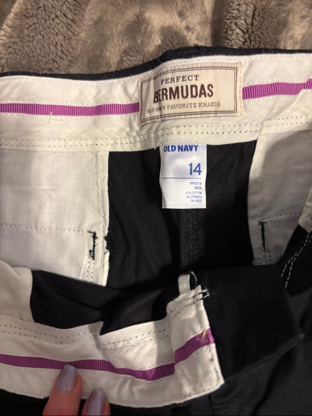 Women’s  Classic Beemuda shorts Pants - Comfortable Everyday Wear size 14 - Picture 2 of 5
